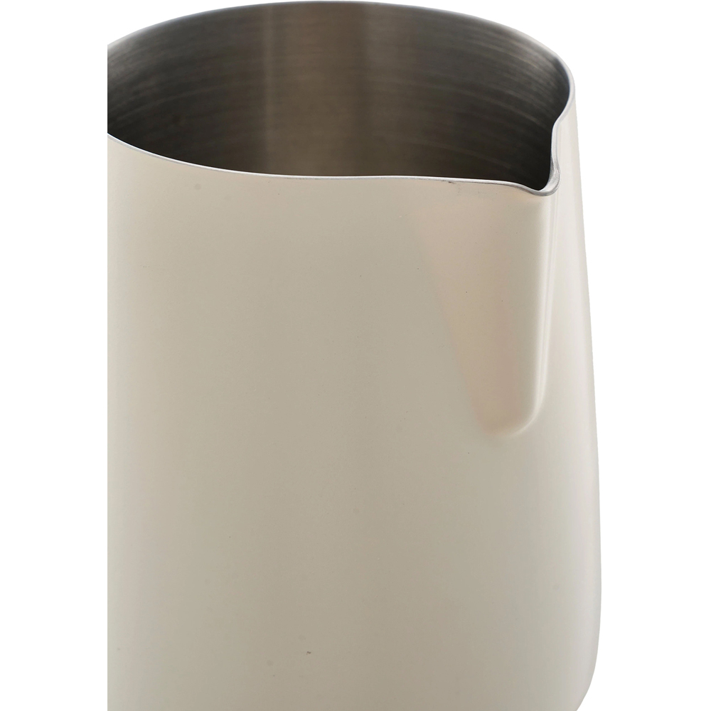 Living and Home White Stainless Steel Milk Frothing Jug 350ml Image 5