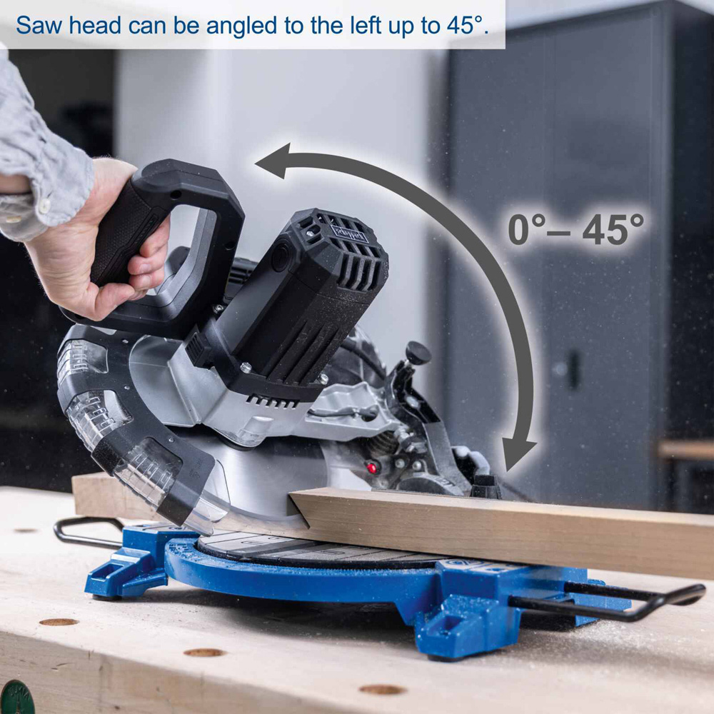 Scheppach HM210L 8 inch 24T TCT Blade Mitre Saw 1500W Image 5
