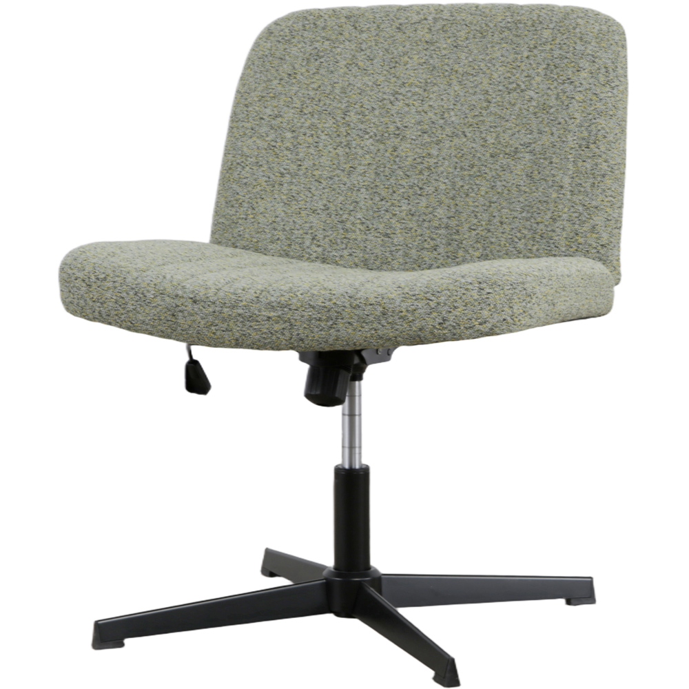 HGD BAO BUN Light Green Tweed Fabric Height Adjustable Office Chair Image 2