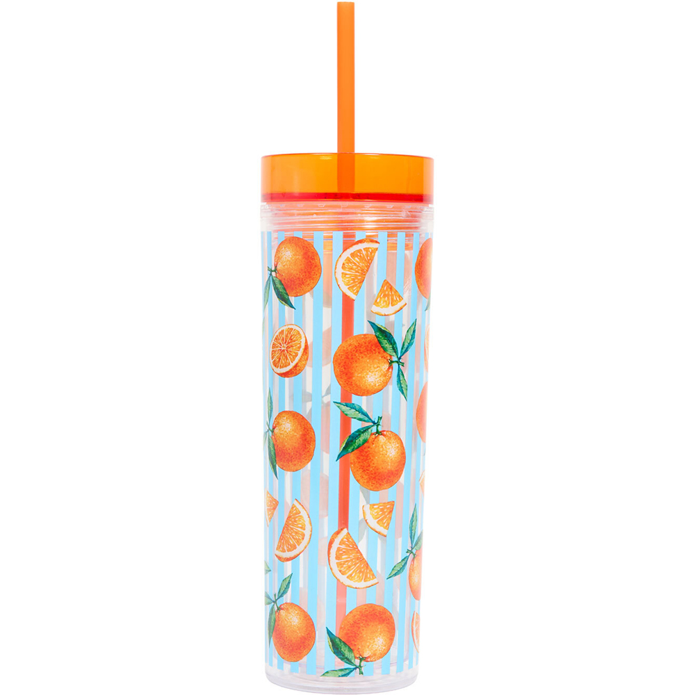 La Bella Vita Printed Cup with Straw Image 2