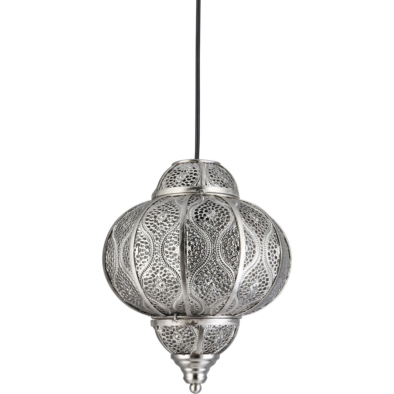 Sorcha Silver Cut Out Pendant Lamp Shade Image