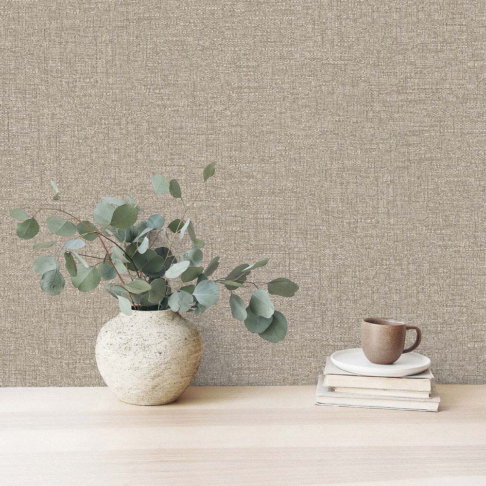 Rotan Textured Wallpaper Brown Image 2