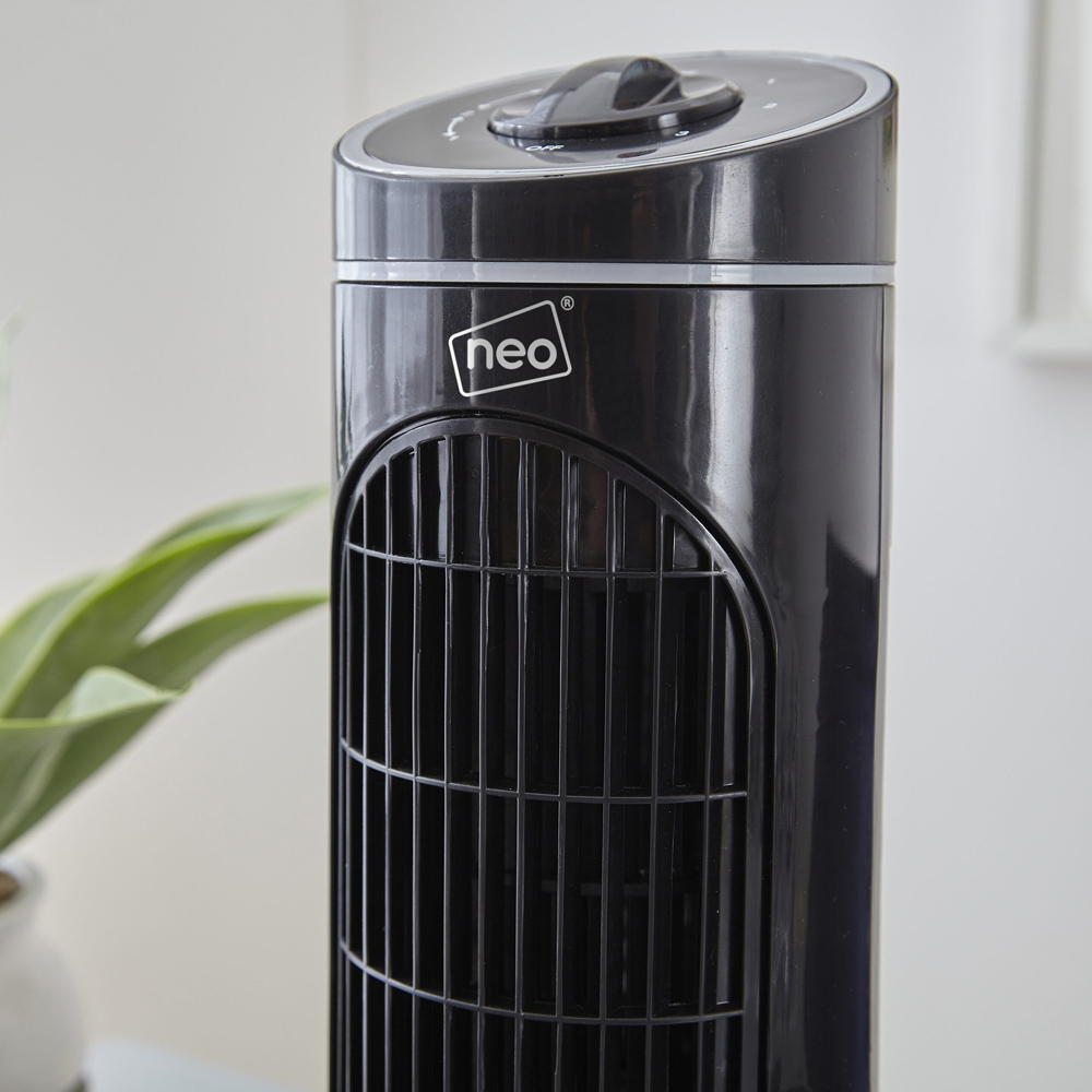 Neo Black Desk Tower Fan 14 inch Image 5