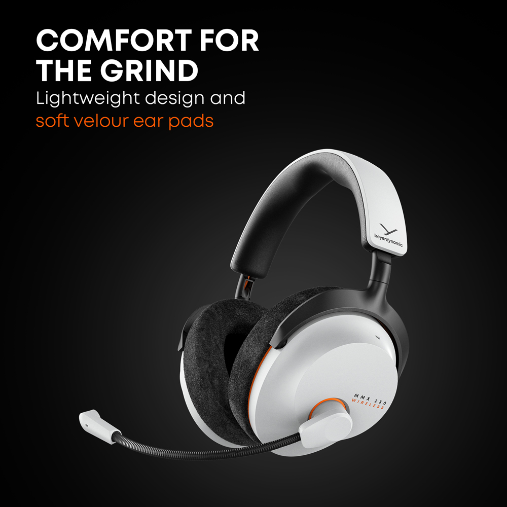 Beyerdynamic MMX 230 Black Wireless On-Ear Gaming Headphones with Microphone Image 6