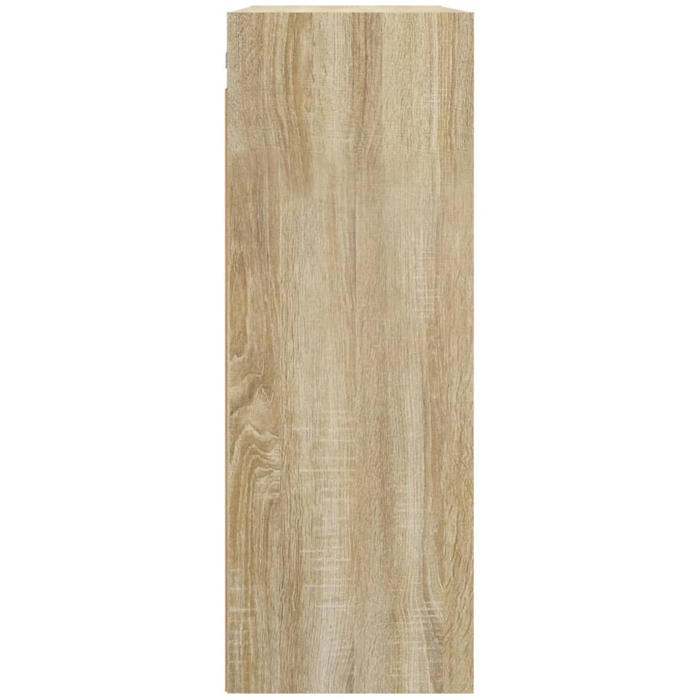 vidaXL 3 Shelf Sonoma Oak Wall Mounted Cabinet Image 6