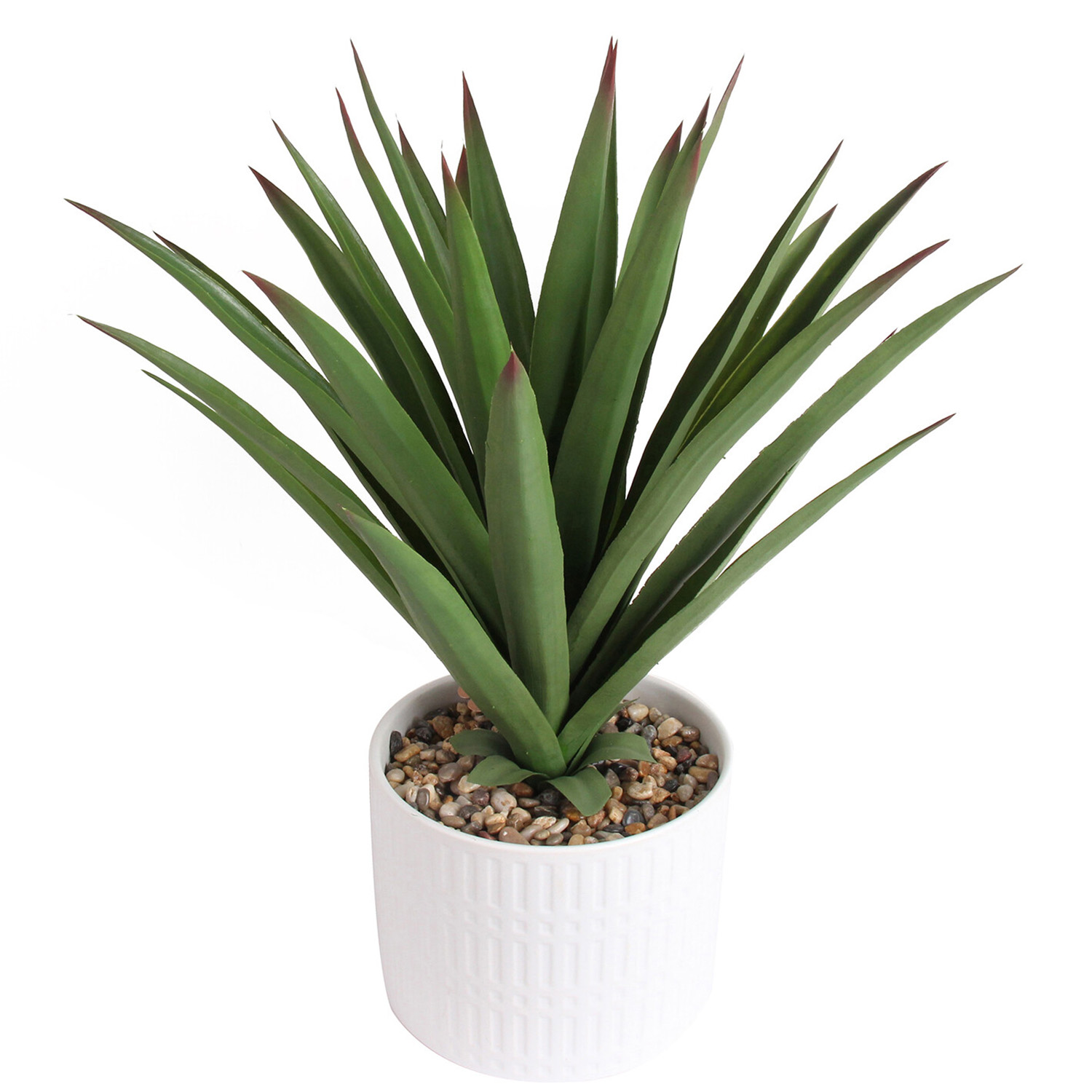 Succulent in Ceramic Pot Artificial Plant Image