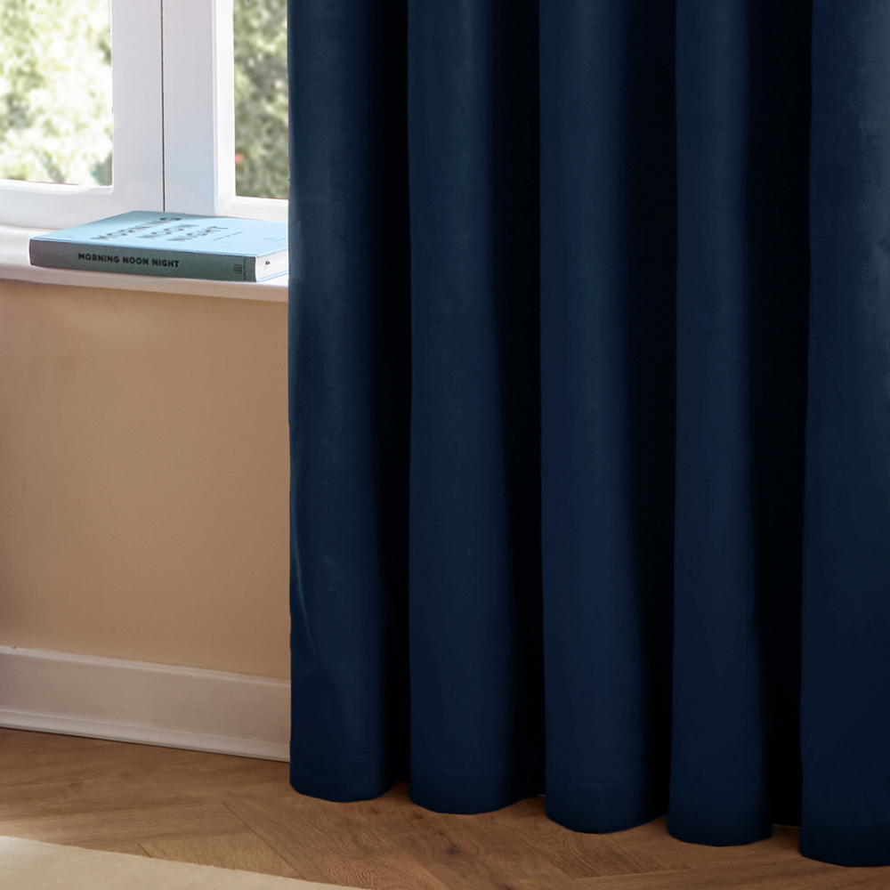 Furn The Ultimate Royal Velvet Fully Lined Eyelet Curtains 229 x 229cm Image 4