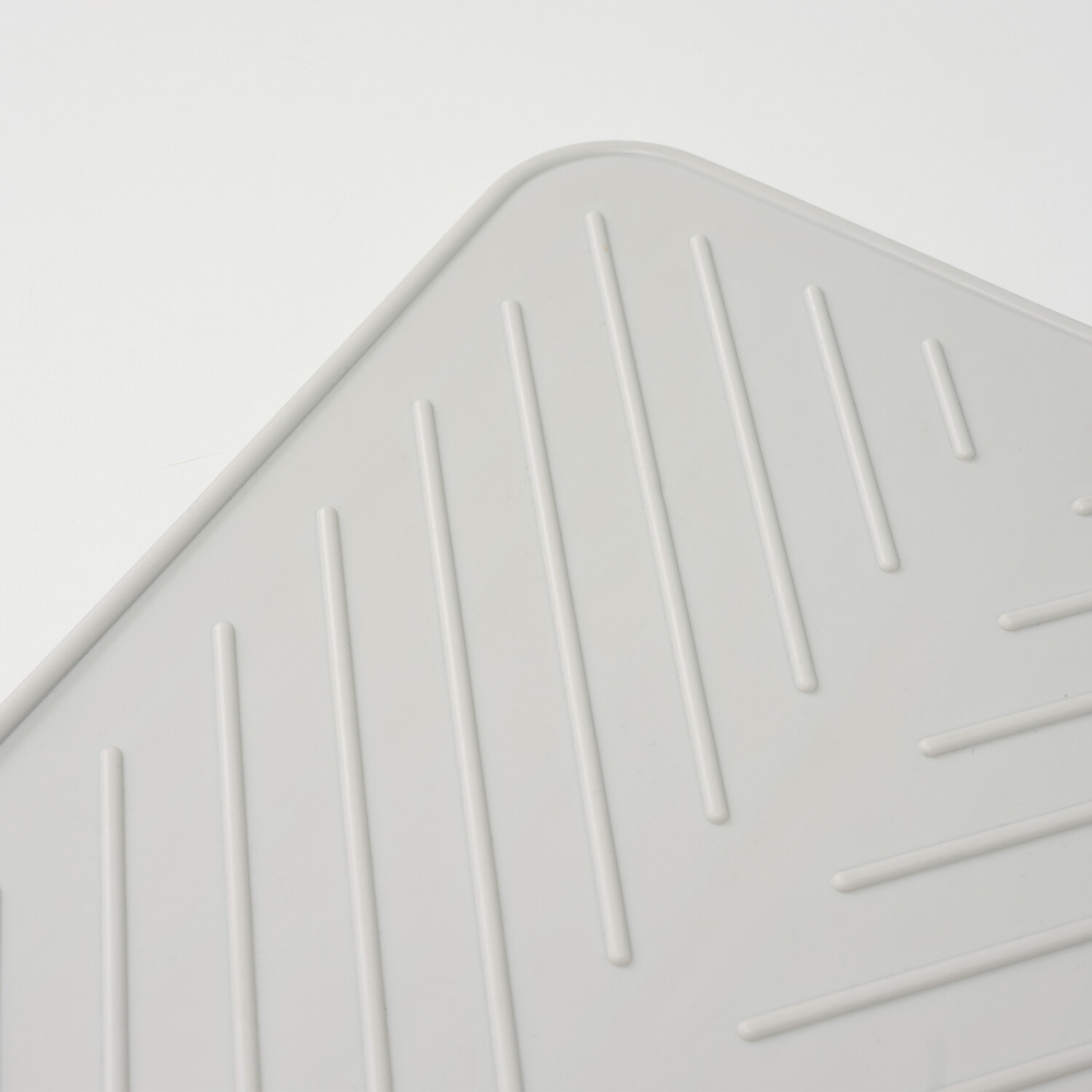 Addis Dish Draining Mat Light Grey Image 5