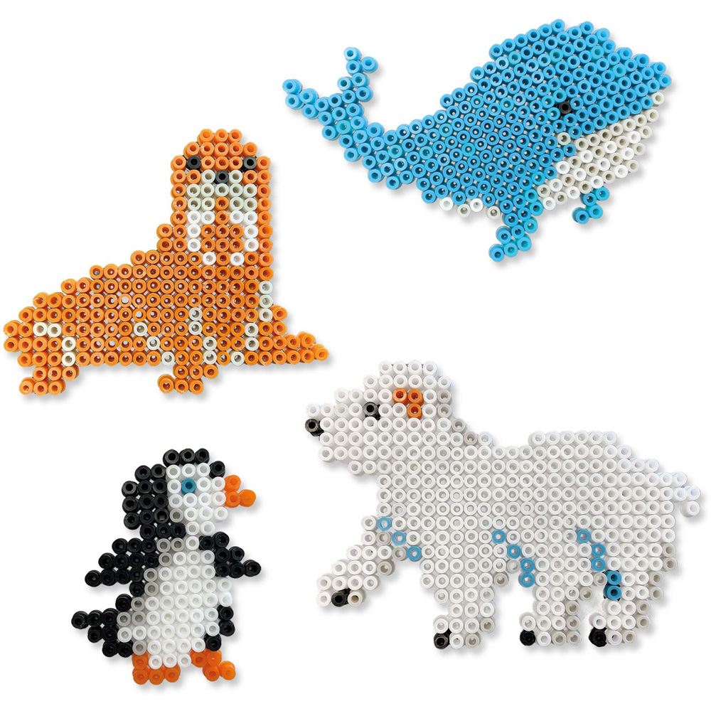 SES Creative Beedz Arctic Animals Iron On Beads Kit 2100 Piece Image 4