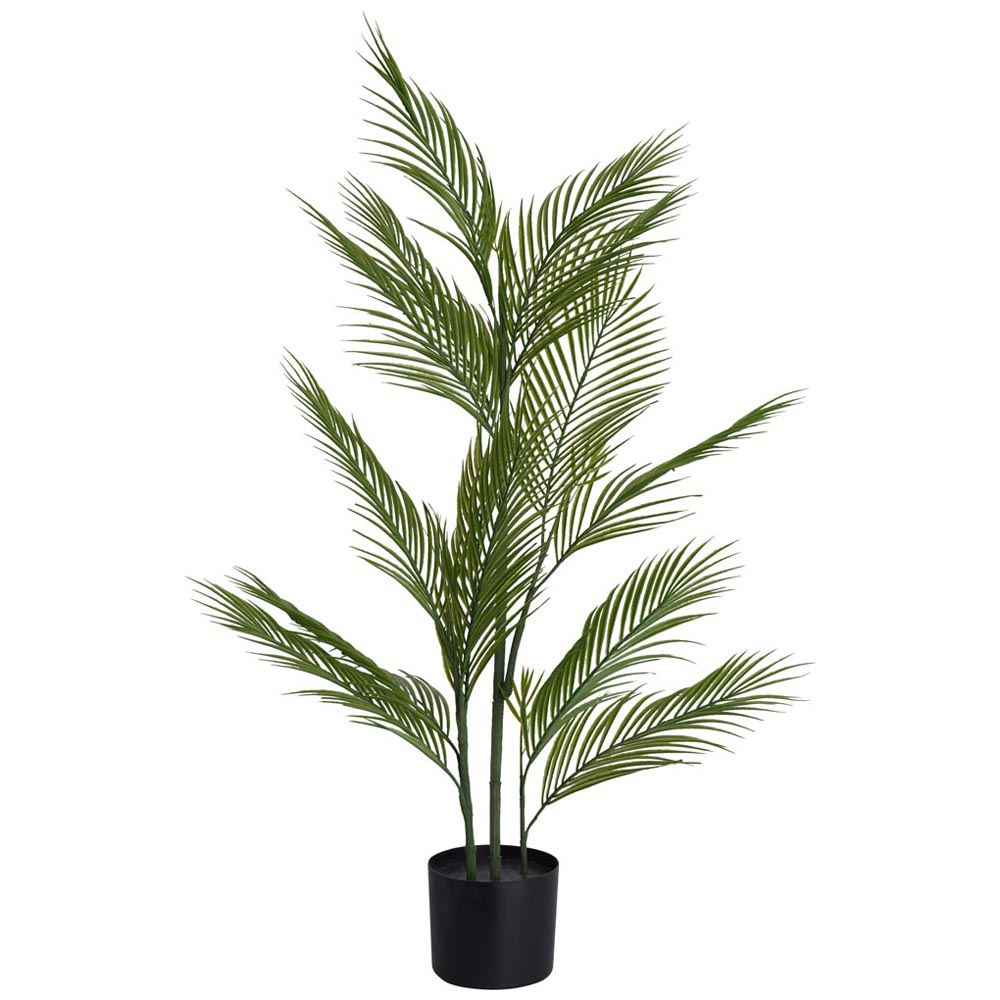 Wilko Faux Palm Plant 90cm Image 1