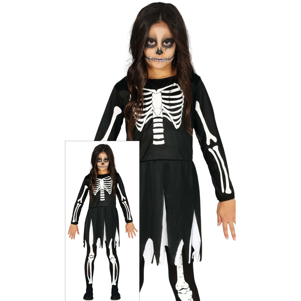 Fiestas Guirca Skeleton Halloween Costume 10 to 12 Years Image 2