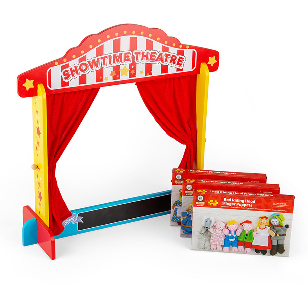 BigJigs Toys Puppet Theatre Bundle Image 1