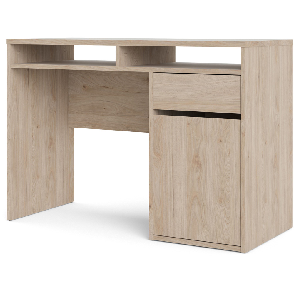 Florence Function Plus Single Door Single Drawer Desk Jackson Hickory Oak Image 3