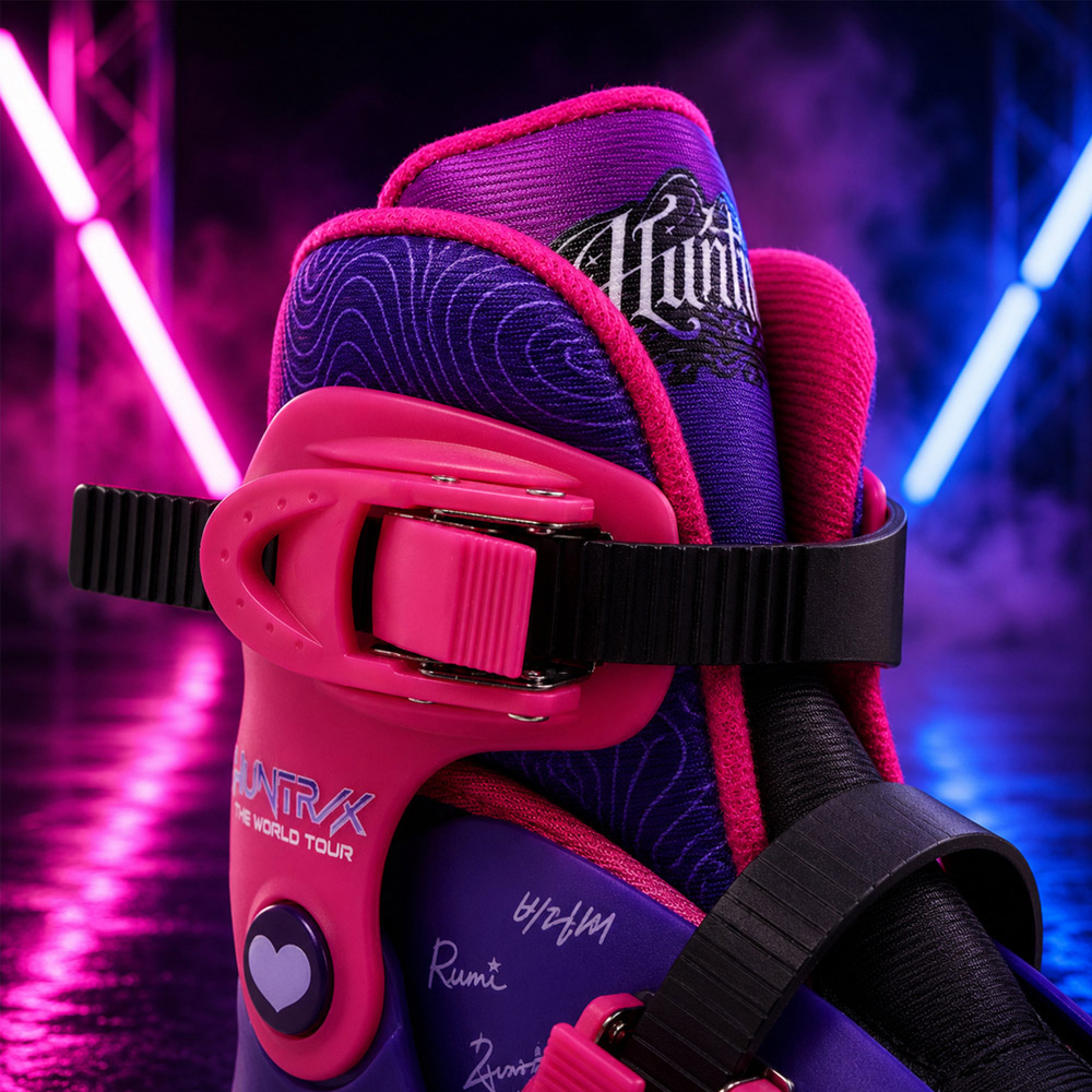 K-Pop Demon Hunters Takedown Kids Adjustable Big Wheel Skates Image 9
