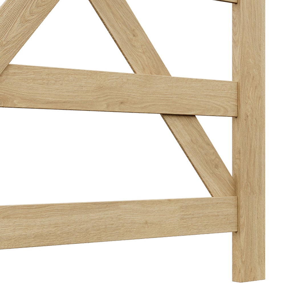 Living and Home Wooden Garden Gate 3.9 x 2.9ft Image 3