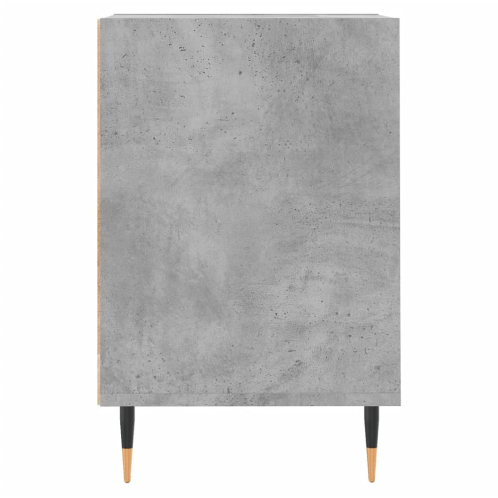 vidaXL 2 Door 3 Shelf Concrete Grey TV Cabinet with RGB LED Lights Image 7