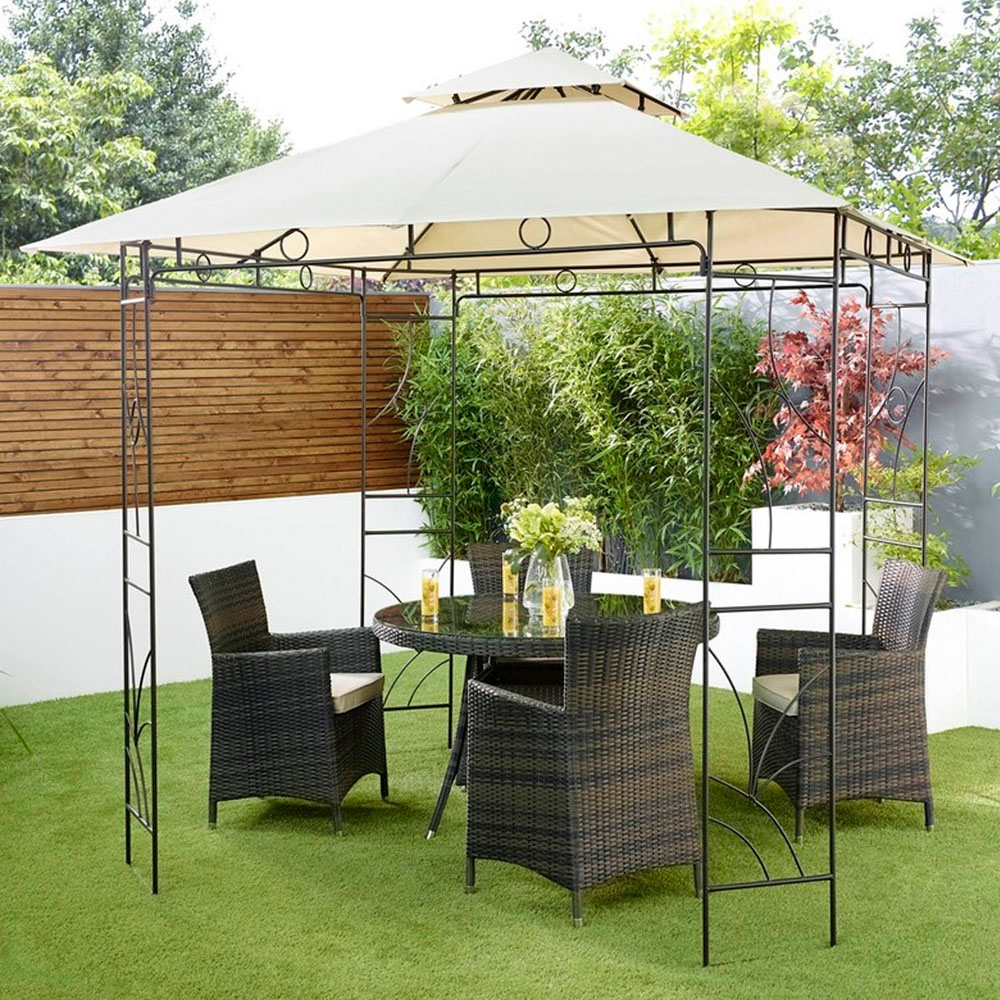 Outdoor Essentials Arosa 2.5 x 2.5m Steel Gazebo Image 7