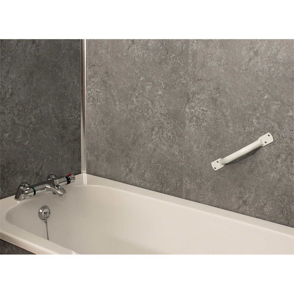 Aidapt Solo Easigrip White Steel Grab Bar 1120mm Image 4