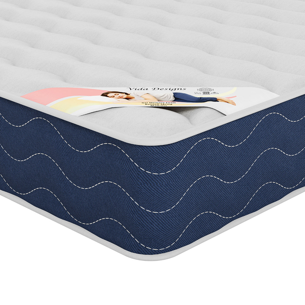 VIDA DESIGNS Single Gel Memory Foam Bonnell Spring Mattress Image 1