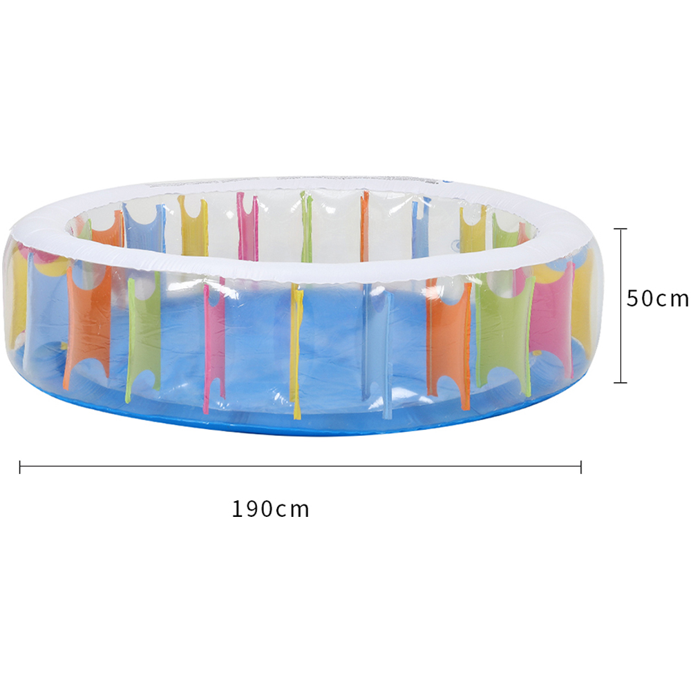 Living and Home Inflatable PVC Swimming Pool 190 x 190 x 50cm Image 7