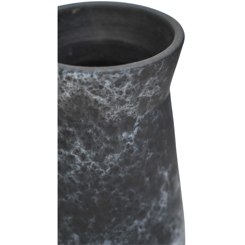 Ivyline Kew Blue Stoneware Hand-Thrown Basalt Vase 30cm Image 3