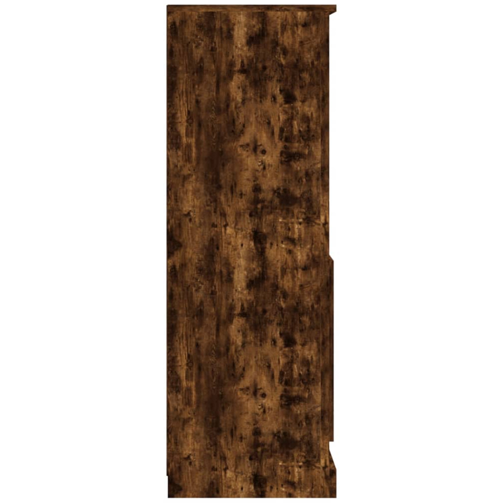 vidaXL 2 Door 2 Shelf Smoked Oak Highboard Image 6