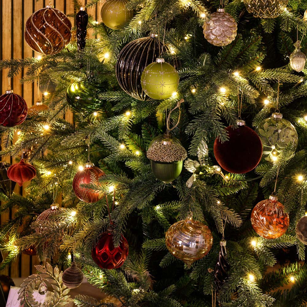 Glitter Detailed Christmas Bauble Image 6