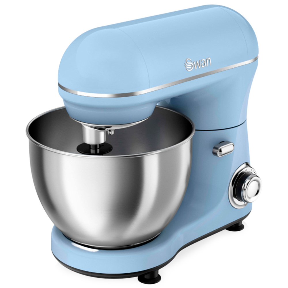 Swan SP21060BLN Blue Retro Stand Mixer 800W Image 1