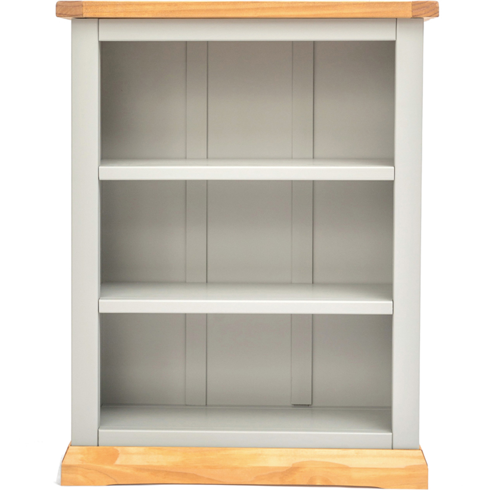 Bomporto 3 Shelf Light Grey Bookcase Image 2