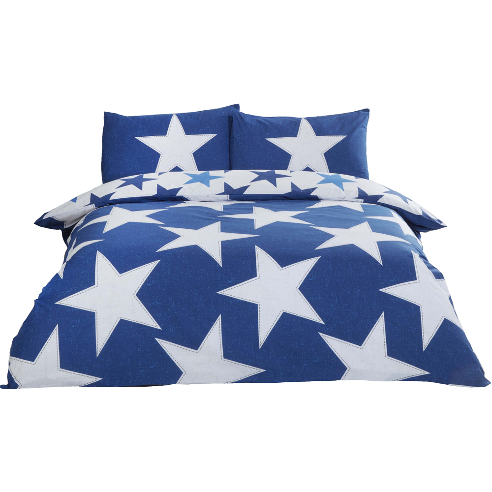 Rapport Home Double Navy All Stars Duvet Set Image 2