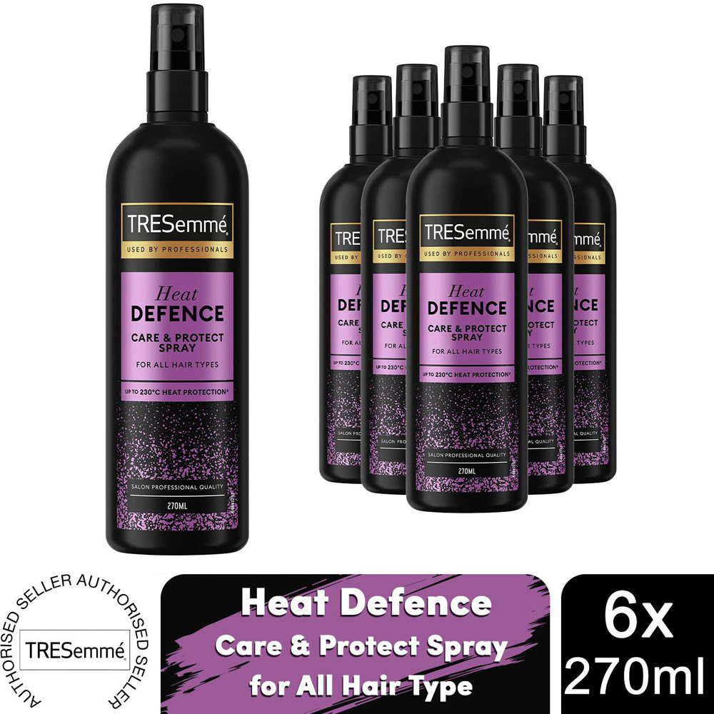 Tresemme Heat Defence Care and Protect All Hair Types Hair Spray 270ml 6 Pack Image 3