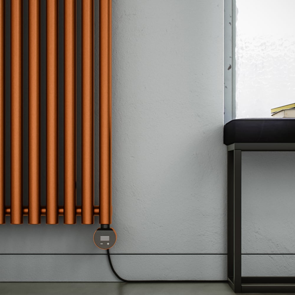Terma Rolo-Room E Wi-Fi True Copper Electric Radiator 2000W 2000 x 755mm Image 7