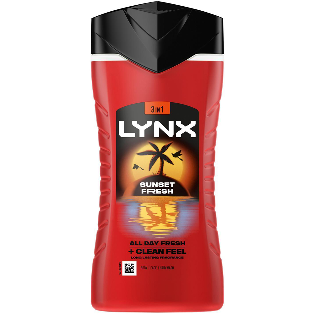Lynx Sunset Fresh Mango and Mandarin 12H Refreshing Fragrance Shower Gel 225ml 3 Pack Image 7