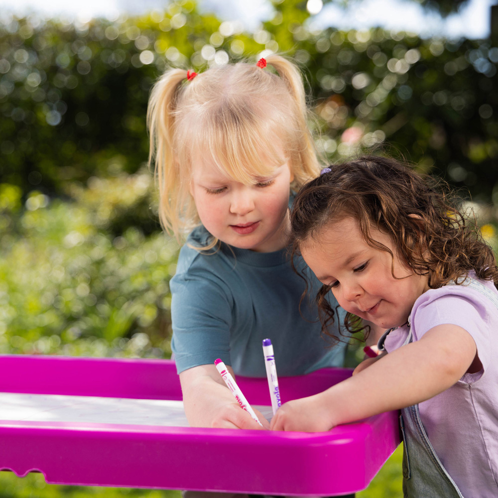 Toyrific Pink Toddler Plastic Play Tray Table Image 7