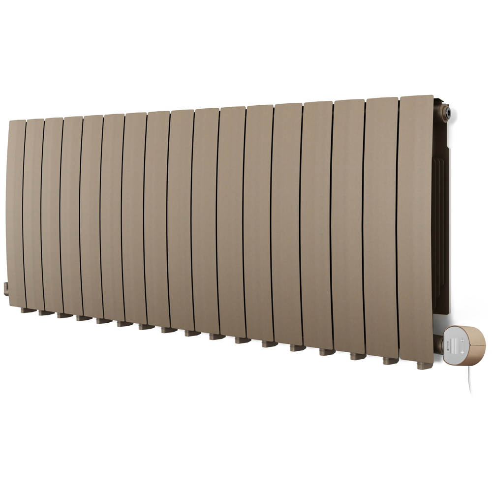 Terma Bergamo Wi-Fi Quartz Mocha Electric Radiator 2000W 590 x 1360mm Image 1