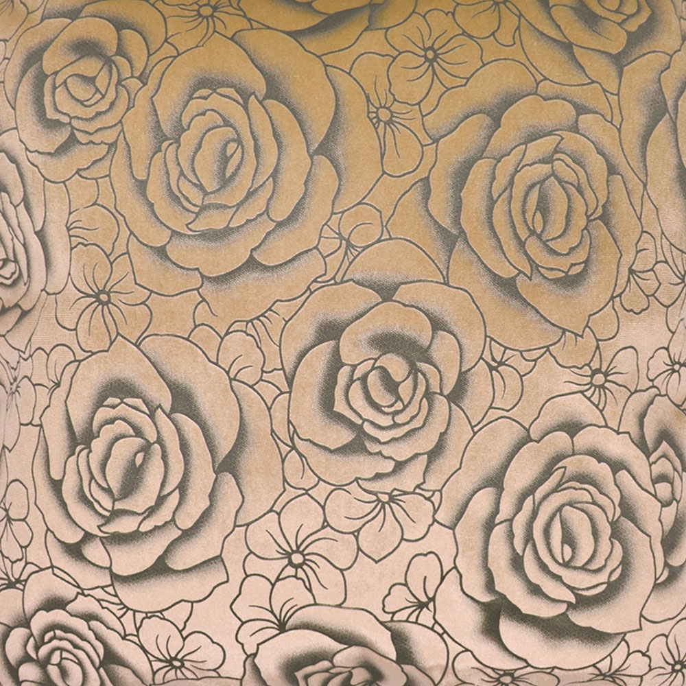 Intimates Flock Rose Latte Filled Cushion 43 x 43cm 2 Pack Image 2