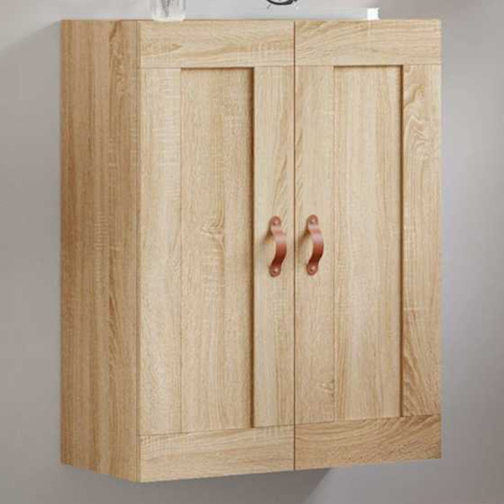 vidaXL 2 Door Sonoma Oak Wall Mounted Cabinet Image 1