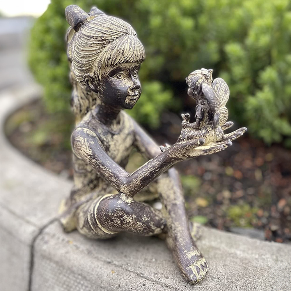 Marco Paul Sitting Girl With Fairy Image 7