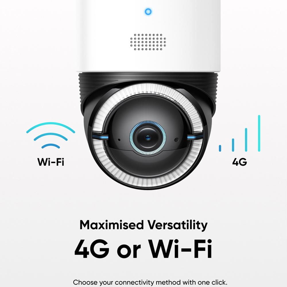 Eufy 4G LTE S330 Wireless CCTV Camera with Solar Pan Tilt Image 5