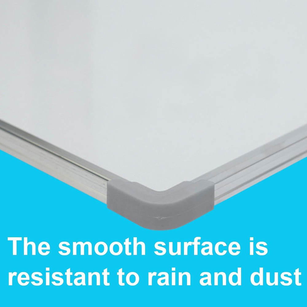 ATEK Magnetic Dry Wipe Wall Mounted Whiteboard with 3 Marker and 6 Magnet 600 x 400mm Image 5
