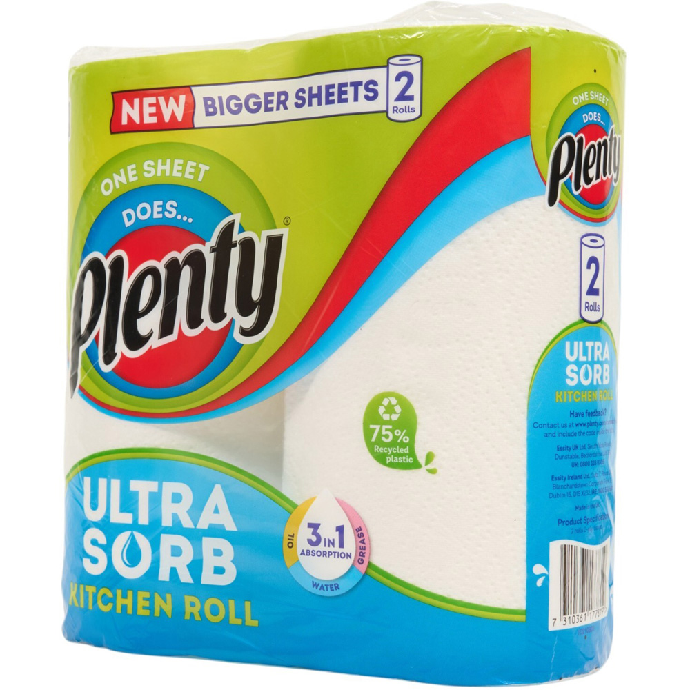 Pack of 2 Plenty Ultrasorb Kitchen Towels Image 2