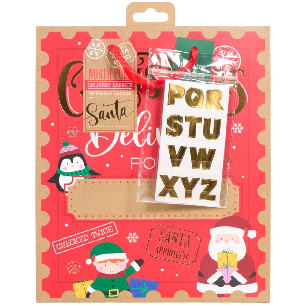 Personalised Christmas Gift Bag Red Image 7