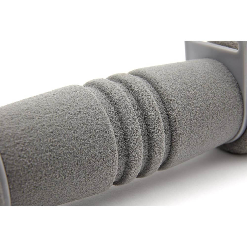Reebok Grey and Blue Soft Grip Dumbbell 2kg 2 Pack Image 3