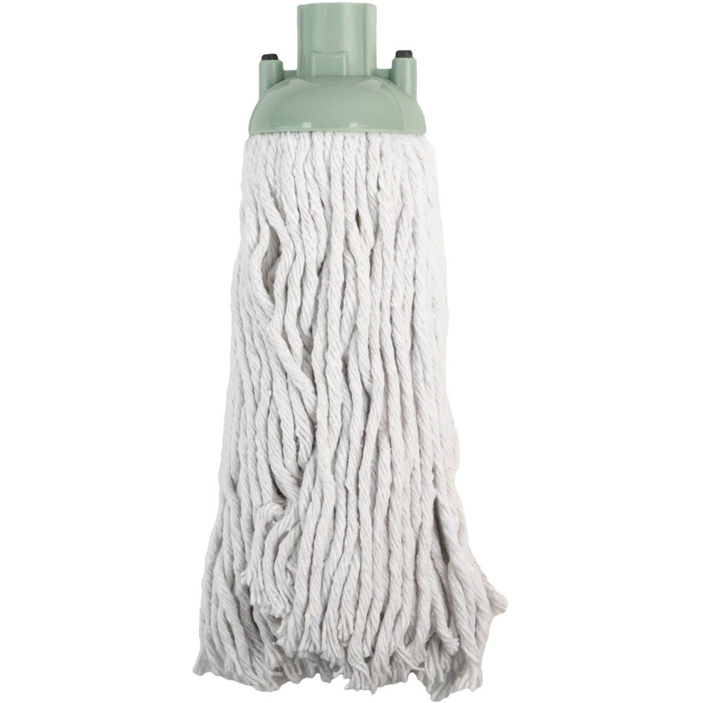 JVL Cleaning Green Replacement Cotton String Mop Head 2 Pack Image 3
