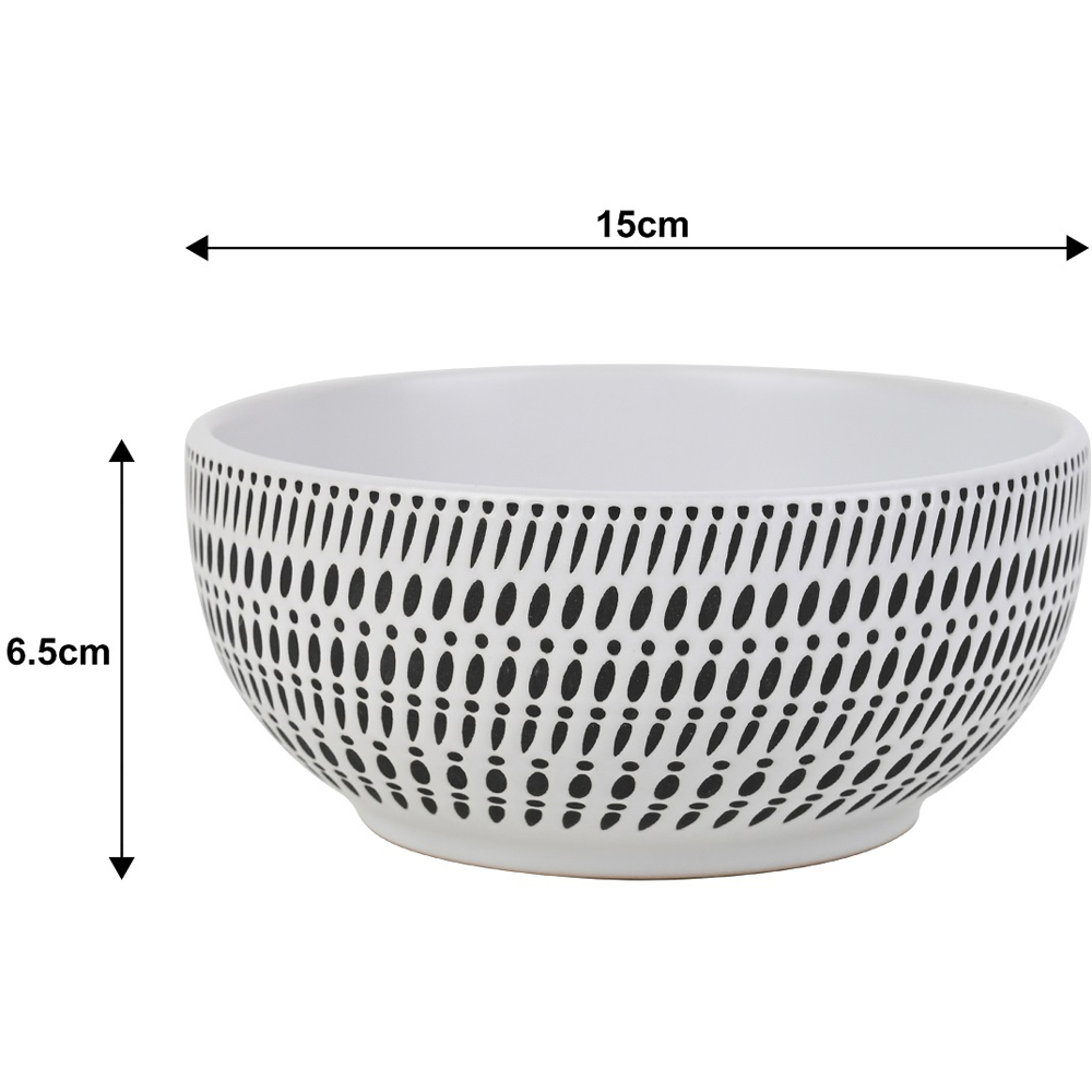 Waterside White Pad Print 16 Piece Dinner Set Image 8