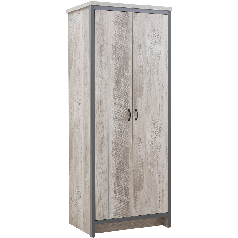 GFW Boston Grey 3 Piece Bedroom Furniture Set Image 3