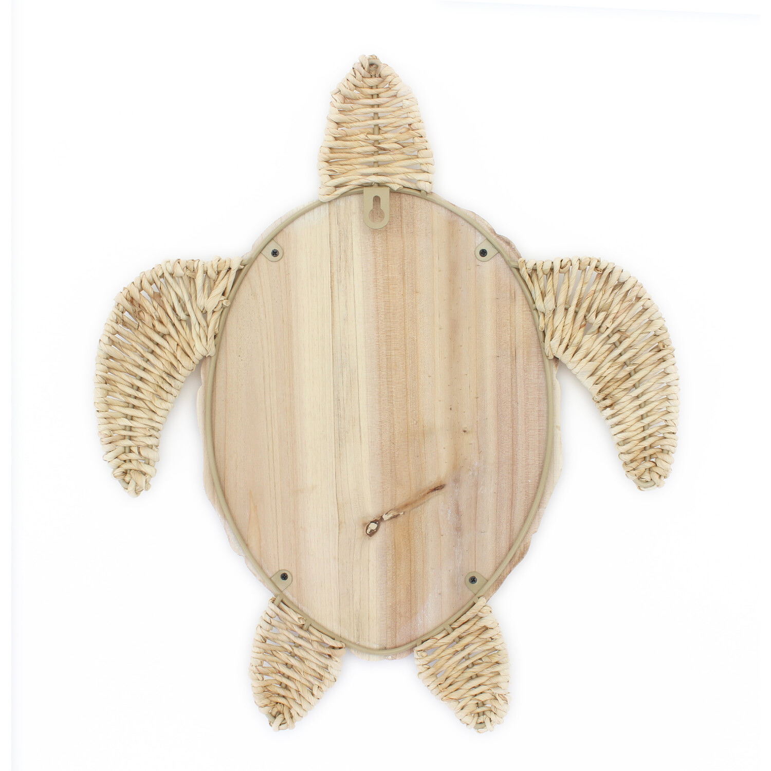 Tilly the Turtle Carved Wooden Art - Natural Image 3