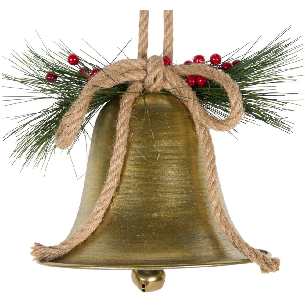 Traditional Bell Decoration Gold Image 3