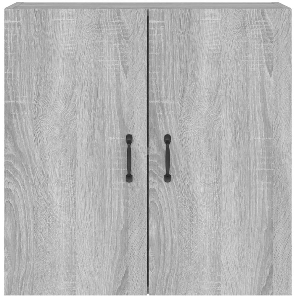 vidaXL 2 Door Grey Sonoma Oak Wall Cabinet Image 3