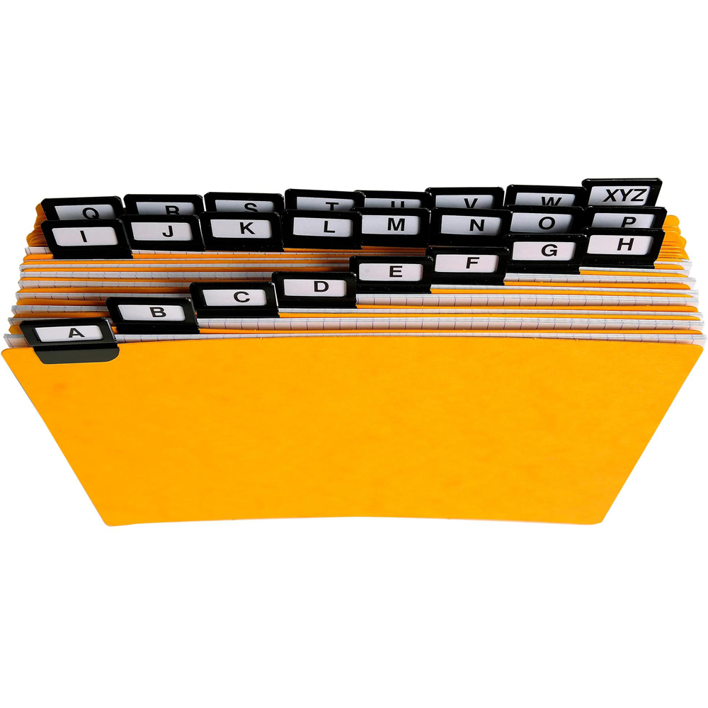 Exacompta Black A-Z Guide Card 148 x 210mm 24 Pack Image 4